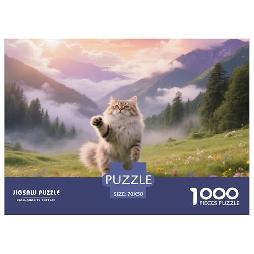Himalaya 1000 Teile Puzzle Pet Katze Für Kinder Ab 12 Jahren Entspannend Detailreich Spielzeug Lernspiel 70x50cm/1000pcs von OJASDBDJE