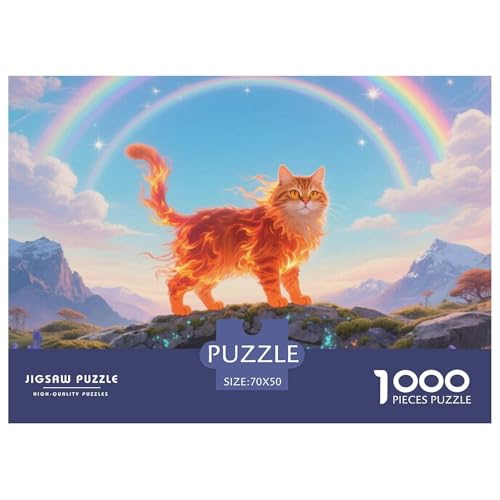 Himalaya 1000 Teile Puzzle Pet Katze Geschenke Für Frauen/Männer Herausforderung Detailreich Spielzeug Lernspiel 70x50cm/1000pcs von OJASDBDJE