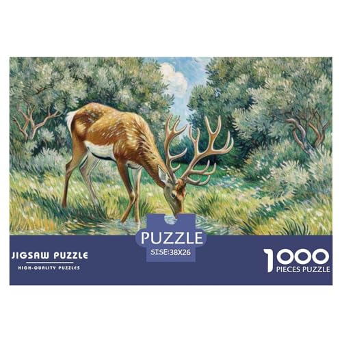 Hirsch 1000 Teile Puzzle Tiere Für Die Ganze Familie Entspannend Detailreich Spaß Pädagogisches Spiel 38x26cm/1000pcs Hirsch 1000 Teile Puzzle Tiere Für Die Ganze Familie Entspannend Detailreich Spaß Pädagogisches Spiel 38x26cm/1000pcs von OJASDBDJE