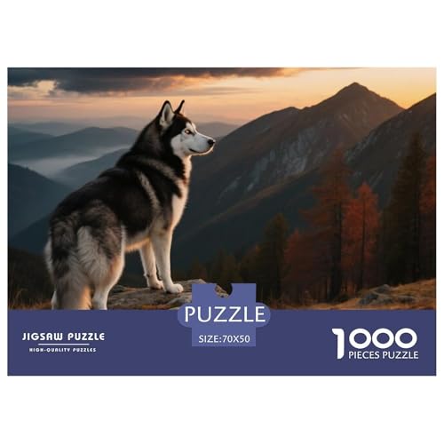 Husky 1000 Teile Puzzle Haustier Hund Für Die Ganze Familie Herausforderung Detailreich Spielzeug Lernspiel 70x50cm/1000pcs Husky 1000 Teile Puzzle Haustier Hund Für Die Ganze Familie Herausforderung Detailreich Spielzeug Lernspiel 70x50cm/1000pcs von OJASDBDJE