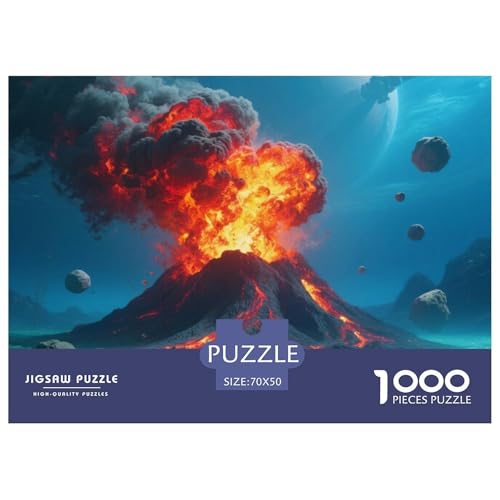 Interstellaren Ozean 1000 Teile Puzzle Science Fiction Für Die Ganze Familie Herausforderung Premium-Qualität Spaß Lernspiel 70x50cm/1000pcs von OJASDBDJE