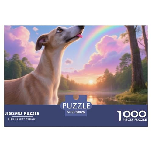 Italienischer Greyhound 1000 Teile Puzzle Haustier Hund Für Die Ganze Familie Herausforderung Detailreich Spielzeug Lernspiel 38x26cm/1000pcs Italienischer Greyhound 1000 Teile Puzzle Haustier Hund Für Die Ganze Familie Herausforderung Detailreich Spielzeug Lernspiel 38x26cm/1000pcs von OJASDBDJE