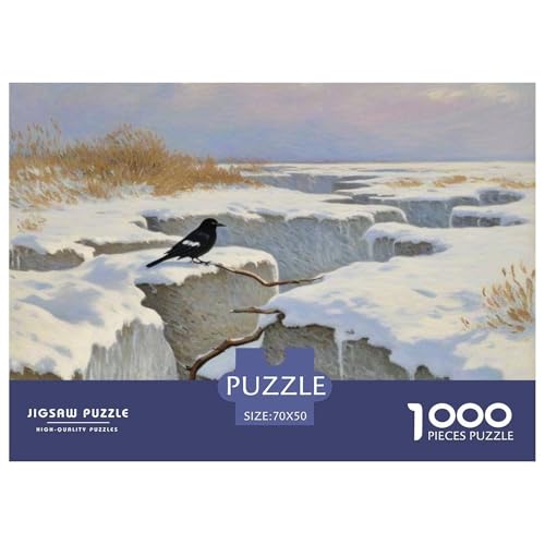 Jackdaw 1000 Teile Puzzles Vogel Für Kinder Ab 12 Jahren Entspannend Detailreich Spaß Pädagogisches Spiel 70x50cm/1000pcs von OJASDBDJE