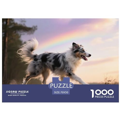 Keeshond 1000 Teile Puzzle Haustier Hund Für Die Ganze Familie Herausforderung Detailreich Spielzeug Lernspiel 70x50cm/1000pcs von OJASDBDJE