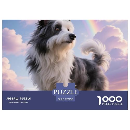 Keeshond 1000 Teile Puzzle Haustier Hund Für Kinder Ab 12 Jahren Entspannend Detailreich Spielzeug Lernspiel 70x50cm/1000pcs von OJASDBDJE