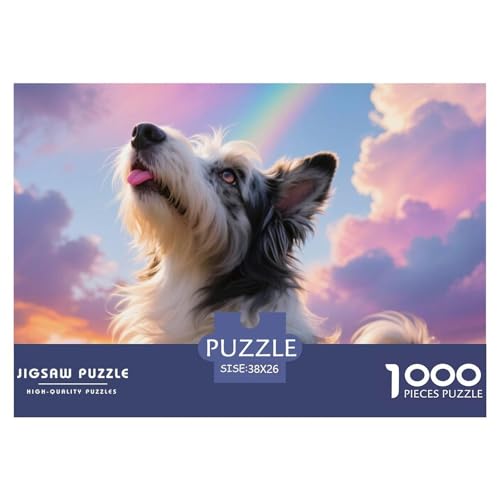 Keeshond 1000 Teile Puzzle Haustier Hund Für Kinder Ab 12 Jahren Herausforderung Detailreich Spaß Lernspiel 38x26cm/1000pcs von OJASDBDJE