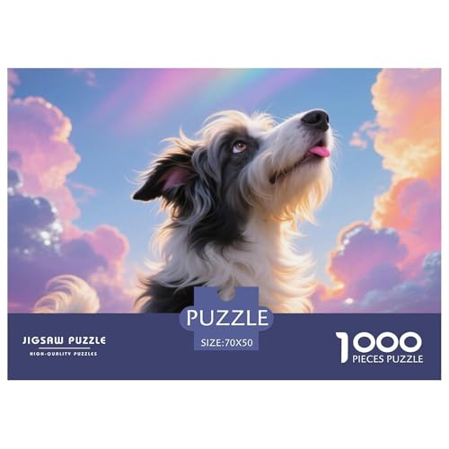 Keeshond 1000 Teile Puzzles Haustier Hund Für Kinder Ab 12 Jahren Entspannend Detailreich Spaß Lernspiel 70x50cm/1000pcs von OJASDBDJE