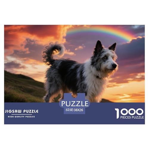 Keeshond 1000 Teile Puzzles Haustier Hund Für Kinder Ab 12 Jahren Entspannend Detailreich Spielzeug Lernspiel 38x26cm/1000pcs von OJASDBDJE
