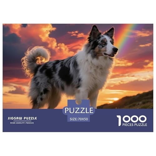 Keeshond 1000 Teile Puzzles Haustier Hund Für Kinder Ab 12 Jahren Entspannend Detailreich Spielzeug Lernspiel 70x50cm/1000pcs von OJASDBDJE