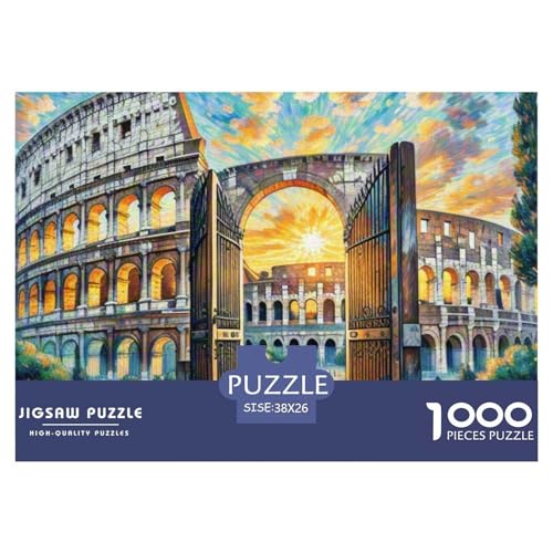 Kolosseum 1000 Teile Puzzle Architektur Für Kinder Ab 12 Jahren Entspannend Premium-Qualität Spaß Pädagogisches Spiel 38x26cm/1000pcs Kolosseum 1000 Teile Puzzle Architektur Für Kinder Ab 12 Jahren Entspannend Premium-Qualität Spaß Pädagogisches Spiel 38x26cm/1000pcs von OJASDBDJE