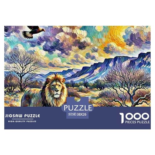 Leo 1000 Teile Puzzle Tiere Für Die Ganze Familie Entspannend Detailreich Spielzeug Pädagogisches Spiel 38x26cm/1000pcs Leo 1000 Teile Puzzle Tiere Für Die Ganze Familie Entspannend Detailreich Spielzeug Pädagogisches Spiel 38x26cm/1000pcs von OJASDBDJE