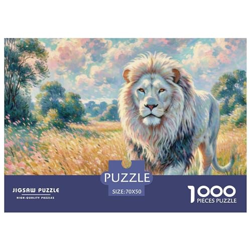 Leo 1000 Teile Puzzle Tiere Für Die Ganze Familie Herausforderung Detailreich Spaß Lernspiel 70x50cm/1000pcs von OJASDBDJE