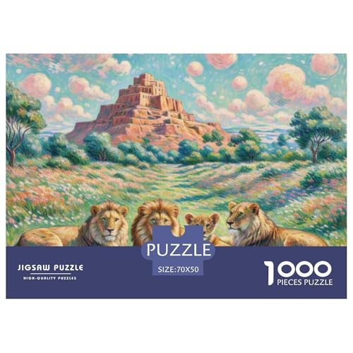 Leo 1000 Teile Puzzle Tiere Für Die Ganze Familie Herausforderung Detailreich Spielzeug Pädagogisches Spiel 70x50cm/1000pcs Leo 1000 Teile Puzzle Tiere Für Die Ganze Familie Herausforderung Detailreich Spielzeug Pädagogisches Spiel 70x50cm/1000pcs von OJASDBDJE