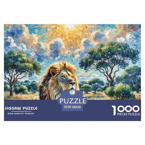 Leo 1000 Teile Puzzle Tiere Für Kinder Ab 12 Jahren Entspannend Detailreich Spielzeug Lernspiel 38x26cm/1000pcs Leo 1000 Teile Puzzle Tiere Für Kinder Ab 12 Jahren Entspannend Detailreich Spielzeug Lernspiel 38x26cm/1000pcs von OJASDBDJE
