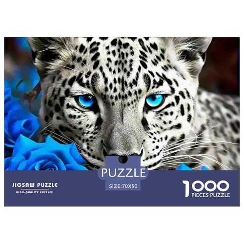 Leopard 1000 Teile Puzzle Tier Für Die Ganze Familie Entspannend Premium-Qualität Spielzeug Lernspiel 70x50cm/1000pcs Leopard 1000 Teile Puzzle Tier Für Die Ganze Familie Entspannend Premium-Qualität Spielzeug Lernspiel 70x50cm/1000pcs von OJASDBDJE