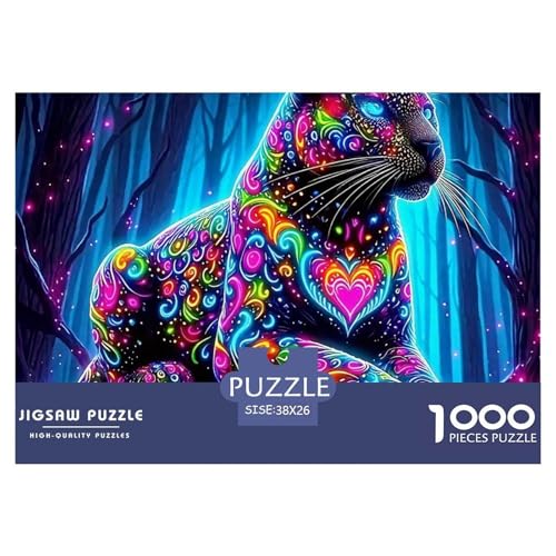 Leopard 1000 Teile Puzzle Tier Für Kinder Ab 12 Jahren Entspannend Detailreich Spielzeug Lernspiel 38x26cm/1000pcs Leopard 1000 Teile Puzzle Tier Für Kinder Ab 12 Jahren Entspannend Detailreich Spielzeug Lernspiel 38x26cm/1000pcs von OJASDBDJE