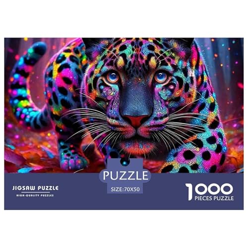Leopard 1000 Teile Puzzles Tier Für Kinder Ab 12 Jahren Entspannend Detailreich Spielzeug Lernspiel 70x50cm/1000pcs Leopard 1000 Teile Puzzles Tier Für Kinder Ab 12 Jahren Entspannend Detailreich Spielzeug Lernspiel 70x50cm/1000pcs von OJASDBDJE