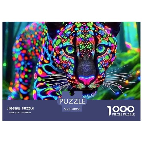 Leopard 1000 Teile Puzzles Tier Für Kinder Ab 12 Jahren Entspannend Detailreich Spielzeug Pädagogisches Spiel 70x50cm/1000pcs Leopard 1000 Teile Puzzles Tier Für Kinder Ab 12 Jahren Entspannend Detailreich Spielzeug Pädagogisches Spiel 70x50cm/1000pcs von OJASDBDJE