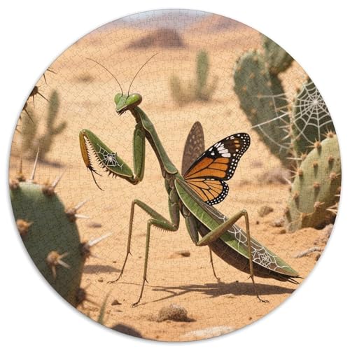 MAmeiseis 1000 Teile Puzzle Insekten Circular Puzzle Für Erwachsene Und Kinder Pädagogisches Für Erwachsene Kinder Buntes Tier Stressabbau-Spielzeug 1000pcs (67.5x67.5cm) von OJASDBDJE