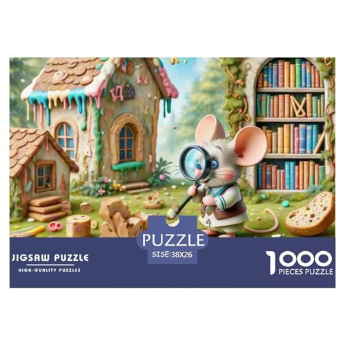 Märchenprüfer Maus 1000 Teile Puzzle Magische Fantasie Für Kinder Ab 12 Jahren Herausforderung Premium-Qualität Spaß Lernspiel 38x26cm/1000pcs Märchenprüfer Maus 1000 Teile Puzzle Magische Fantasie Für Kinder Ab 12 Jahren Herausforderung Premium-Qualität Spaß Lernspiel 38x26cm/1000pcs von OJASDBDJE