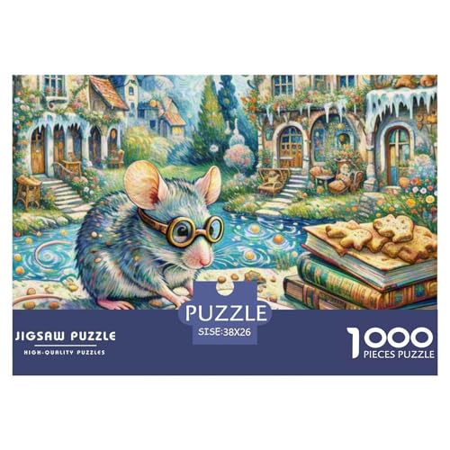 Märchenprüfer Maus 1000 Teile Puzzle Magische Fantasie Geschenke Für Frauen/Männer Herausforderung Premium-Qualität Spaß Lernspiel 38x26cm/1000pcs Märchenprüfer Maus 1000 Teile Puzzle Magische Fantasie Geschenke Für Frauen/Männer Herausforderung Premium-Qualität Spaß Lernspiel 38x26cm/1000pcs von OJASDBDJE