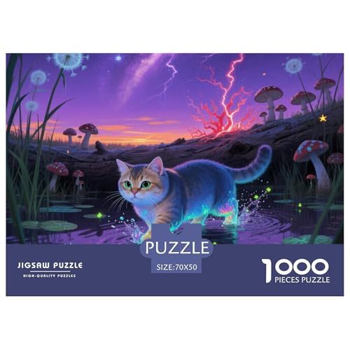 Munchkin 1000 Teile Puzzle Pet Katze Für Die Ganze Familie Entspannend Detailreich Spaß Lernspiel 70x50cm/1000pcs von OJASDBDJE