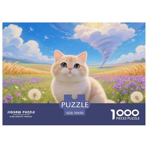 Munchkin 1000 Teile Puzzle Pet Katze Für Die Ganze Familie Entspannend Detailreich Spielzeug Lernspiel 70x50cm/1000pcs von OJASDBDJE