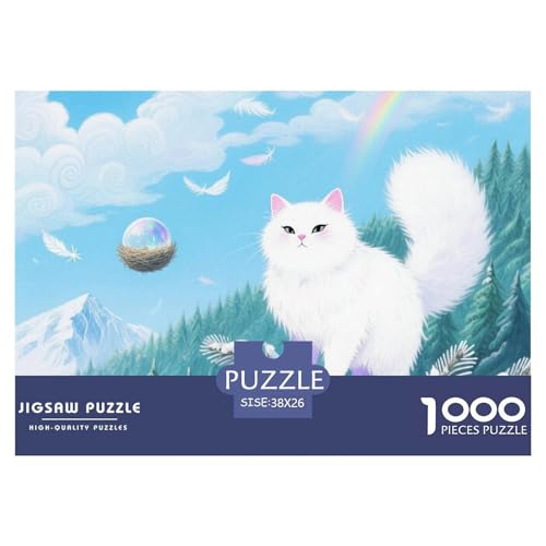 Munchkin 1000 Teile Puzzle Pet Katze Für Kinder Ab 12 Jahren Herausforderung Detailreich Spielzeug Lernspiel 38x26cm/1000pcs von OJASDBDJE