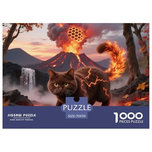 Munchkin 1000 Teile Puzzle Pet Katze Geschenke Für Frauen/Männer Entspannend Detailreich Spielzeug Lernspiel 70x50cm/1000pcs von OJASDBDJE