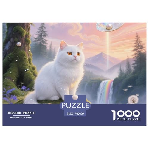 Munchkin 1000 Teile Puzzle Pet Katze Geschenke Für Frauen/Männer Entspannend Premium-Qualität Spielzeug Lernspiel 70x50cm/1000pcs von OJASDBDJE