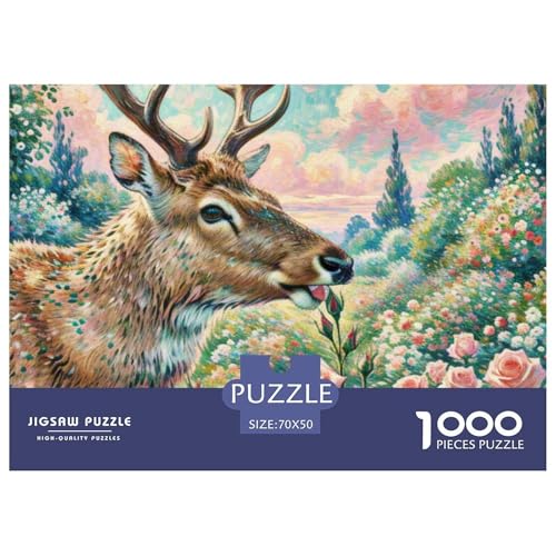 Muntjac 1000 Teile Puzzle Tiere Geschenke Für Frauen/Männer Entspannend Detailreich Spaß Pädagogisches Spiel 70x50cm/1000pcs Muntjac 1000 Teile Puzzle Tiere Geschenke Für Frauen/Männer Entspannend Detailreich Spaß Pädagogisches Spiel 70x50cm/1000pcs von OJASDBDJE