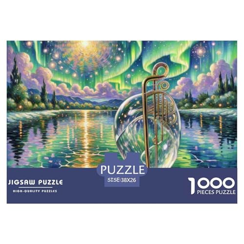 Musiknotizen 1000 Teile Puzzle Symbol Geschenke Für Frauen/Männer Herausforderung Detailreich Spielzeug Pädagogisches Spiel 38x26cm/1000pcs von OJASDBDJE