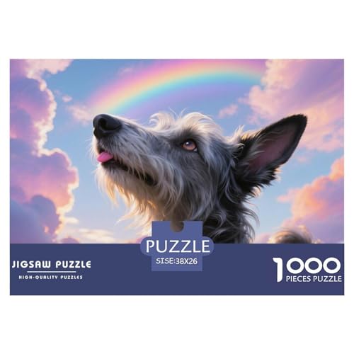 Norwegischer Elkhound 1000 Teile Puzzle Haustier Hund Geschenke Für Frauen/Männer Entspannend Detailreich Spielzeug Lernspiel 38x26cm/1000pcs von OJASDBDJE