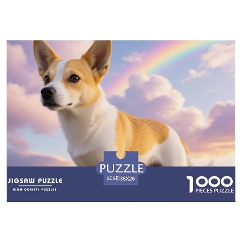 Norwegischer Lundehund 1000 Teile Puzzle Haustier Hund Für Die Ganze Familie Herausforderung Detailreich Spielzeug Lernspiel 38x26cm/1000pcs von OJASDBDJE
