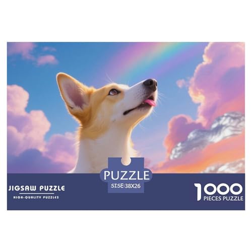 Norwegischer Lundehund 1000 Teile Puzzle Haustier Hund Für Die Ganze Familie Herausforderung Detailreich Spielzeug Lernspiel 38x26cm/1000pcs von OJASDBDJE