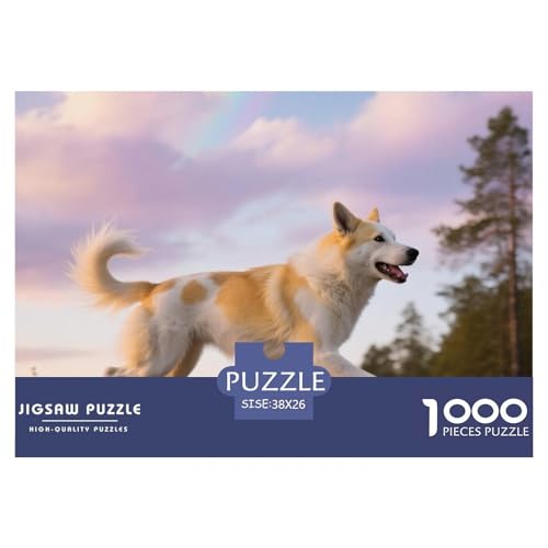Norwegischer Lundehund 1000 Teile Puzzle Haustier Hund Geschenke Für Frauen/Männer Entspannend Detailreich Spaß Lernspiel 38x26cm/1000pcs von OJASDBDJE