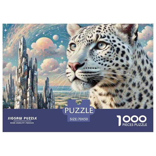 Panthera Onca 1000 Teile Puzzle Tiere Für Die Ganze Familie Entspannend Premium-Qualität Spielzeug Pädagogisches Spiel 70x50cm/1000pcs von OJASDBDJE