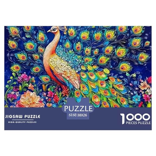 Pfauen 1000 Teile Puzzle Tier Für Die Ganze Familie Entspannend Detailreich Spaß Pädagogisches Spiel 38x26cm/1000pcs Pfauen 1000 Teile Puzzle Tier Für Die Ganze Familie Entspannend Detailreich Spaß Pädagogisches Spiel 38x26cm/1000pcs von OJASDBDJE