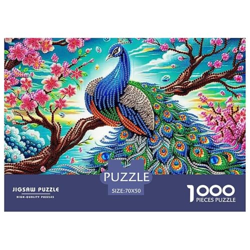 Pfauen 1000 Teile Puzzle Tier Für Die Ganze Familie Entspannend Premium-Qualität Spaß Lernspiel 70x50cm/1000pcs Pfauen 1000 Teile Puzzle Tier Für Die Ganze Familie Entspannend Premium-Qualität Spaß Lernspiel 70x50cm/1000pcs von OJASDBDJE
