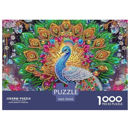 Pfauen 1000 Teile Puzzle Tier Für Die Ganze Familie Entspannend Premium-Qualität Spielzeug Pädagogisches Spiel 70x50cm/1000pcs Pfauen 1000 Teile Puzzle Tier Für Die Ganze Familie Entspannend Premium-Qualität Spielzeug Pädagogisches Spiel 70x50cm/1000pcs von OJASDBDJE