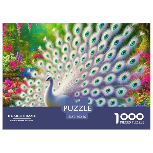 Pfauen 1000 Teile Puzzle Tier Für Die Ganze Familie Herausforderung Premium-Qualität Spaß Lernspiel 70x50cm/1000pcs Pfauen 1000 Teile Puzzle Tier Für Die Ganze Familie Herausforderung Premium-Qualität Spaß Lernspiel 70x50cm/1000pcs von OJASDBDJE