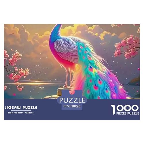 Pfauen 1000 Teile Puzzle Tier Für Kinder Ab 12 Jahren Entspannend Detailreich Spielzeug Lernspiel 38x26cm/1000pcs Pfauen 1000 Teile Puzzle Tier Für Kinder Ab 12 Jahren Entspannend Detailreich Spielzeug Lernspiel 38x26cm/1000pcs von OJASDBDJE