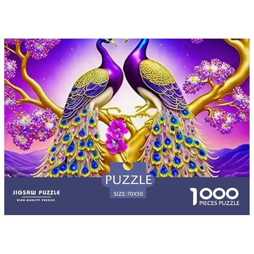Pfauen 1000 Teile Puzzle Tier Für Kinder Ab 12 Jahren Entspannend Premium-Qualität Spielzeug Lernspiel 70x50cm/1000pcs Pfauen 1000 Teile Puzzle Tier Für Kinder Ab 12 Jahren Entspannend Premium-Qualität Spielzeug Lernspiel 70x50cm/1000pcs von OJASDBDJE