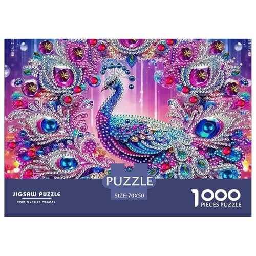 Pfauen 1000 Teile Puzzle Tier Für Kinder Ab 12 Jahren Herausforderung Detailreich Spaß Pädagogisches Spiel 70x50cm/1000pcs Pfauen 1000 Teile Puzzle Tier Für Kinder Ab 12 Jahren Herausforderung Detailreich Spaß Pädagogisches Spiel 70x50cm/1000pcs von OJASDBDJE