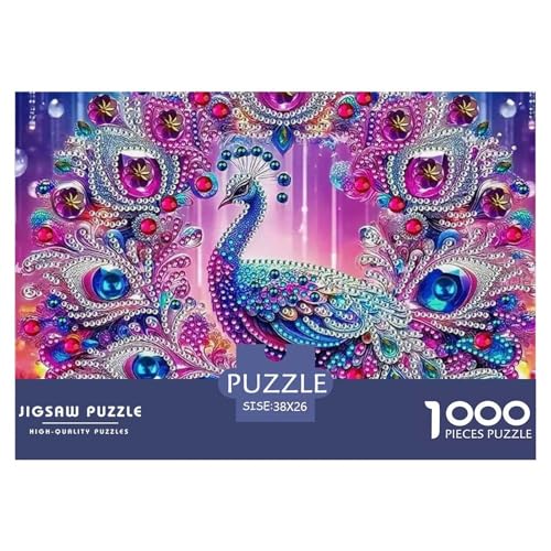 Pfauen 1000 Teile Puzzle Tier Geschenke Für Frauen/Männer Herausforderung Detailreich Spielzeug Lernspiel 38x26cm/1000pcs Pfauen 1000 Teile Puzzle Tier Geschenke Für Frauen/Männer Herausforderung Detailreich Spielzeug Lernspiel 38x26cm/1000pcs von OJASDBDJE