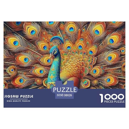 Pfauen 1000 Teile Puzzles Tier Für Kinder Ab 12 Jahren Entspannend Detailreich Spaß Lernspiel 38x26cm/1000pcs Pfauen 1000 Teile Puzzles Tier Für Kinder Ab 12 Jahren Entspannend Detailreich Spaß Lernspiel 38x26cm/1000pcs von OJASDBDJE