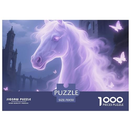 Pferd 1000 Teile Puzzles Tier Für Kinder Ab 12 Jahren Entspannend Detailreich Spielzeug Lernspiel 70x50cm/1000pcs Pferd 1000 Teile Puzzles Tier Für Kinder Ab 12 Jahren Entspannend Detailreich Spielzeug Lernspiel 70x50cm/1000pcs von OJASDBDJE