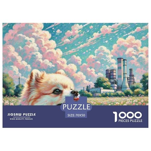 Pommern 1000 Teile Puzzle Haustier Hund Für Die Ganze Familie Herausforderung Detailreich Spielzeug Lernspiel 70x50cm/1000pcs Pommern 1000 Teile Puzzle Haustier Hund Für Die Ganze Familie Herausforderung Detailreich Spielzeug Lernspiel 70x50cm/1000pcs von OJASDBDJE