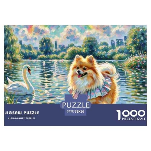 Pommern 1000 Teile Puzzle Haustier Hund Für Die Ganze Familie Herausforderung Premium-Qualität Spaß Lernspiel 38x26cm/1000pcs Pommern 1000 Teile Puzzle Haustier Hund Für Die Ganze Familie Herausforderung Premium-Qualität Spaß Lernspiel 38x26cm/1000pcs von OJASDBDJE