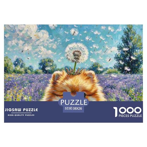 Pommern 1000 Teile Puzzle Haustier Hund Für Kinder Ab 12 Jahren Herausforderung Detailreich Spaß Lernspiel 38x26cm/1000pcs Pommern 1000 Teile Puzzle Haustier Hund Für Kinder Ab 12 Jahren Herausforderung Detailreich Spaß Lernspiel 38x26cm/1000pcs von OJASDBDJE